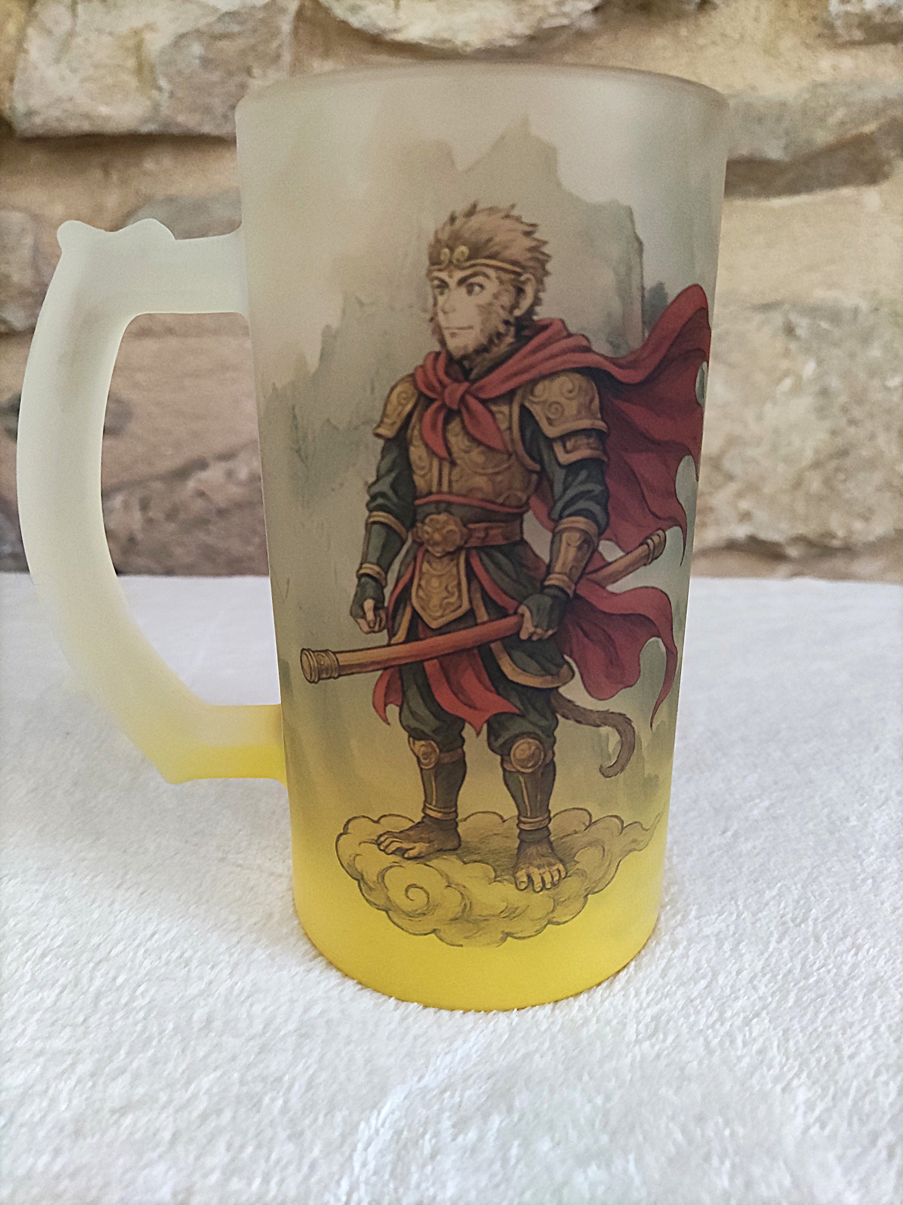 Chope de bière givrée - Sun, le Roi Singe