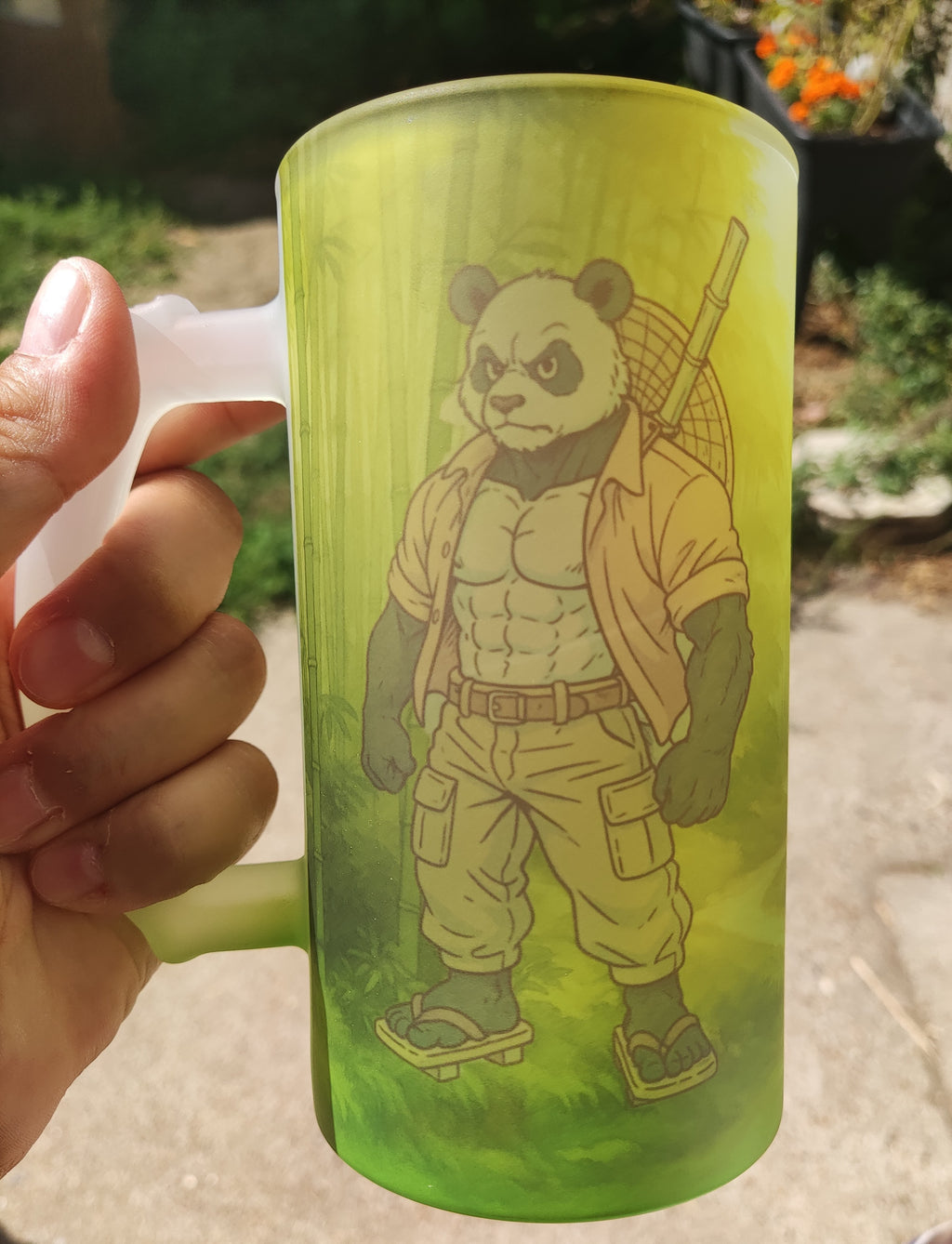 Chope de bière givrée - Bao l'ermite