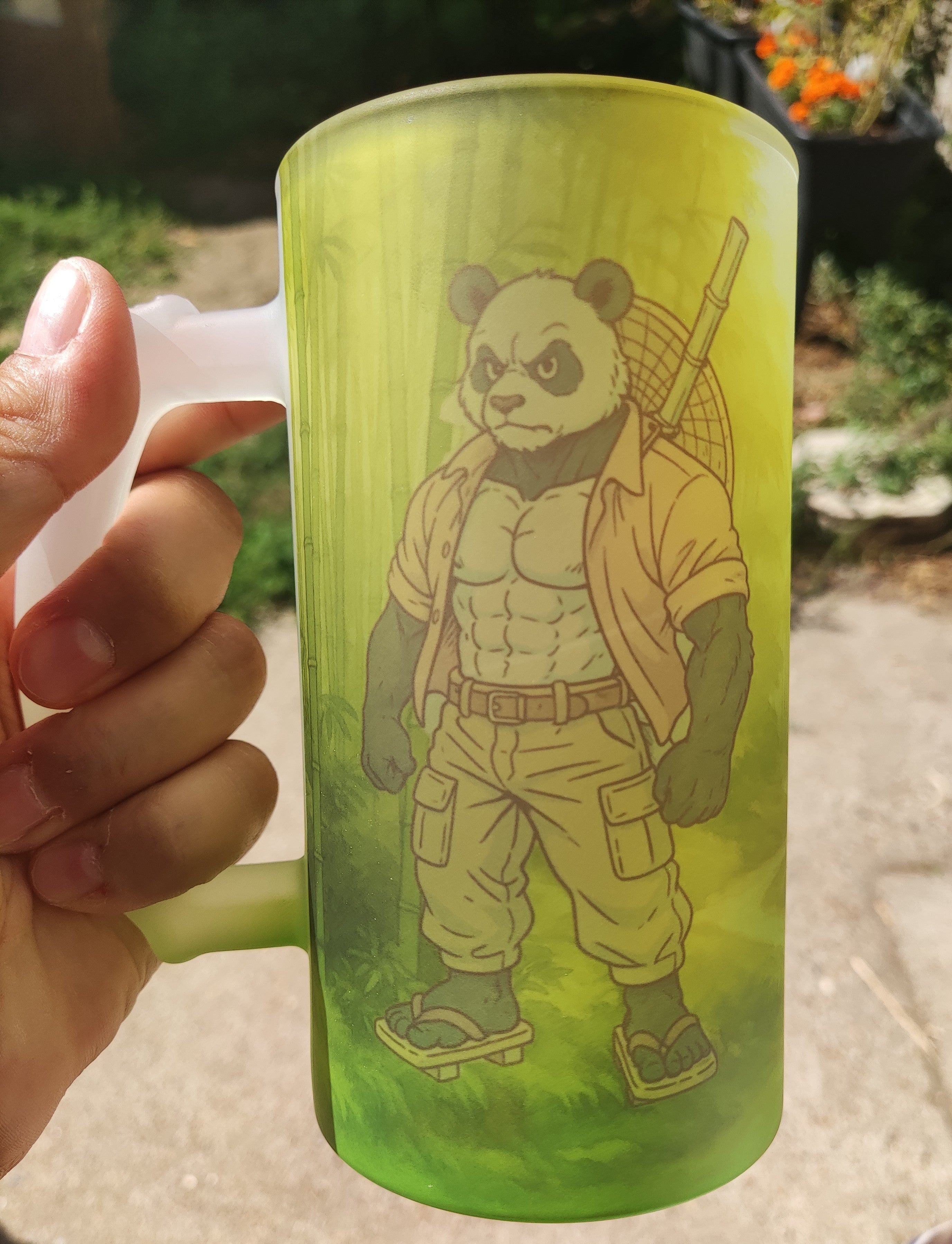 Chope de bière givrée - Bao l'ermite