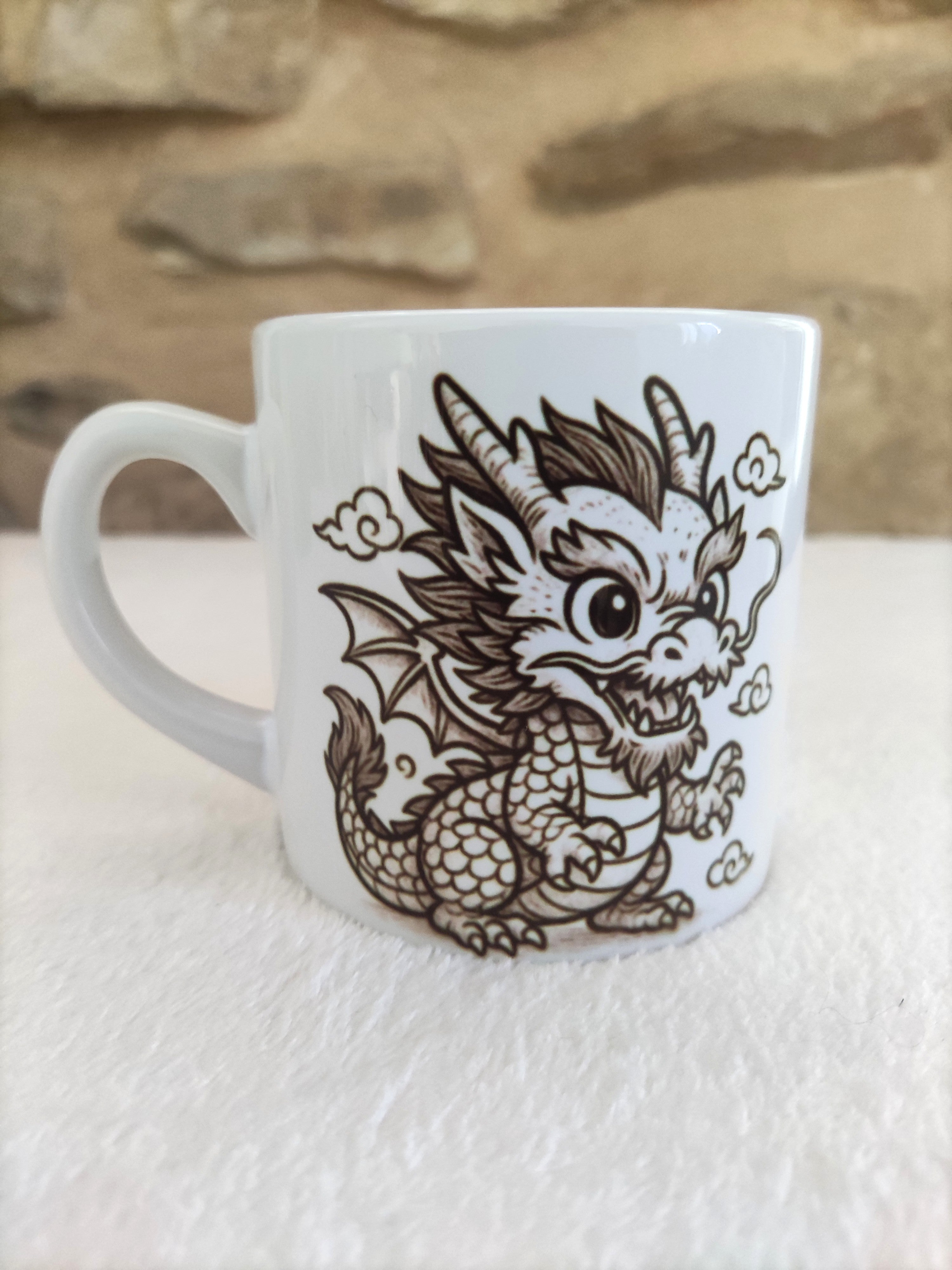 Petit Mug Dragon chibi