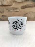 Duo de petits mugs, Lotus et Shurikens