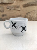 Duo de petits mugs, Lotus et Shurikens