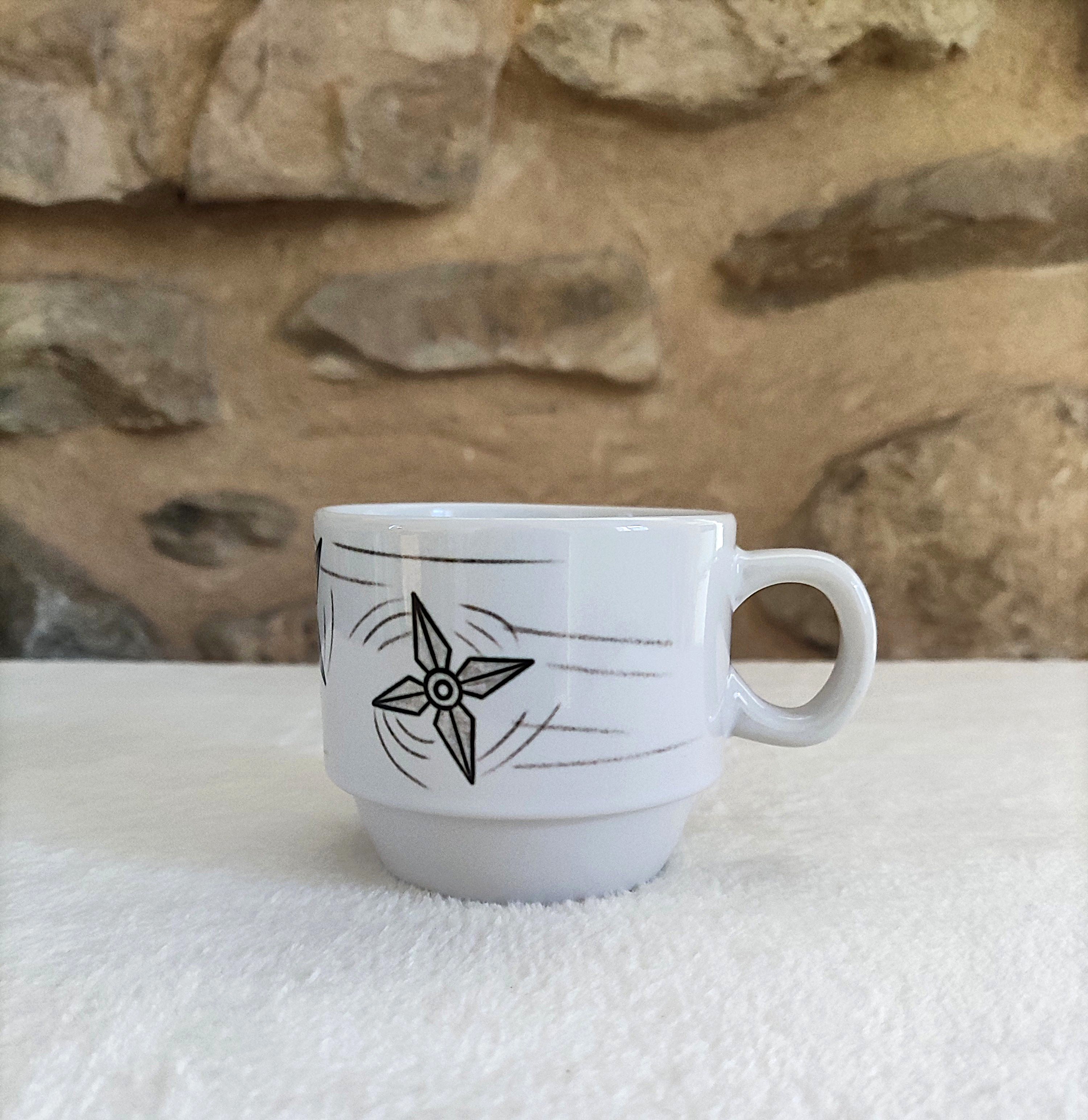 Duo de petits mugs – Kunai & Shuriken ninja