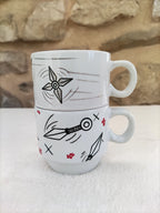Duo de petits mugs – Kunai & Shuriken ninja