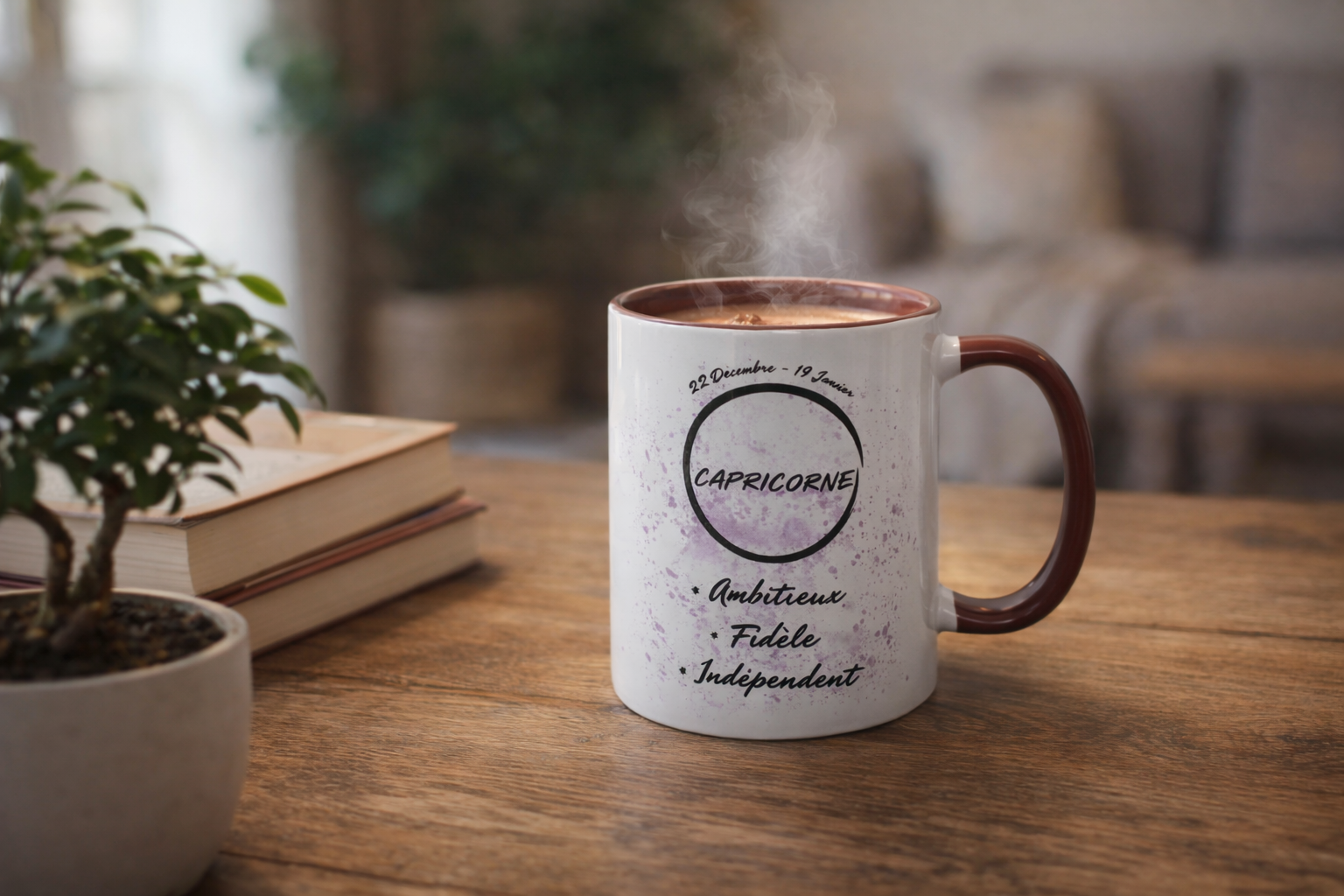 Mug Astro Capricorne - La pause café des ambitieux